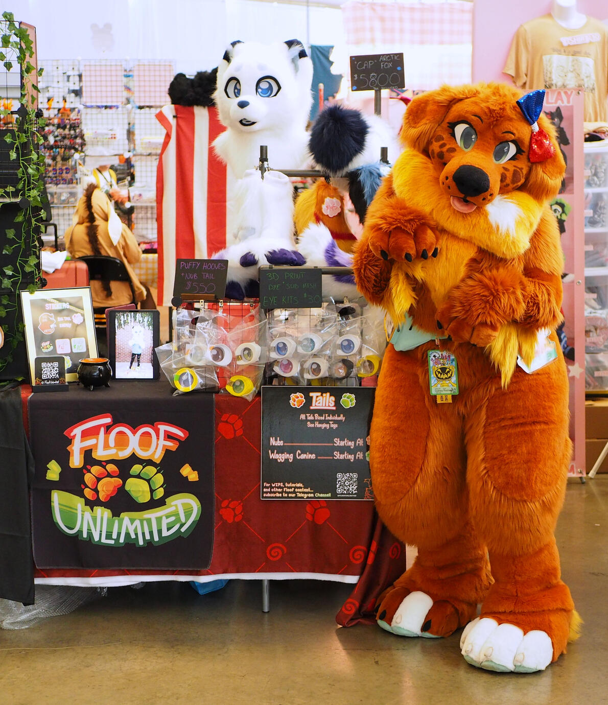 Anthrocon Dealer Table Example