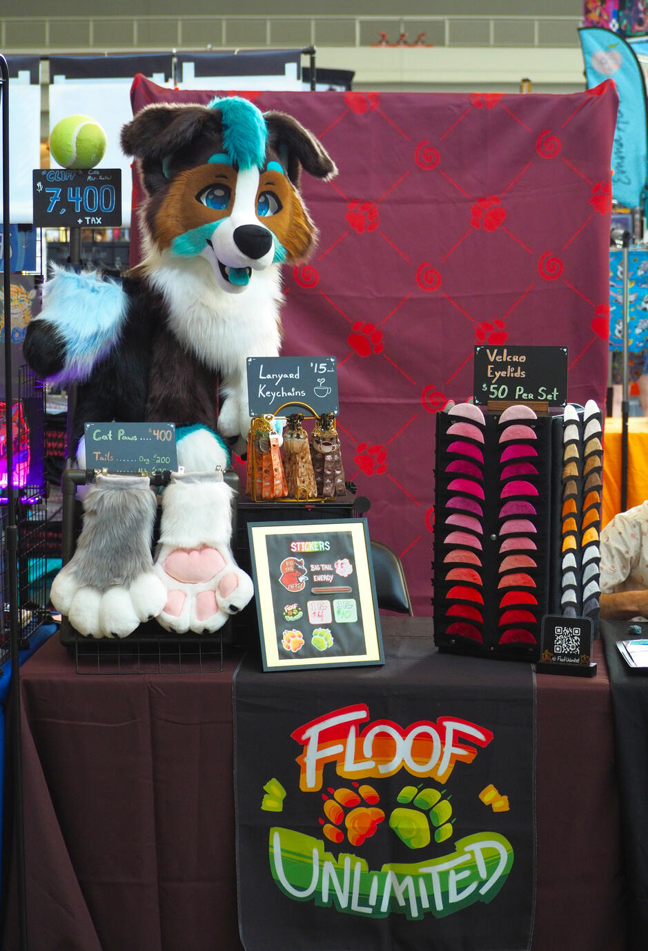 Anthrocon Dealer Table Example